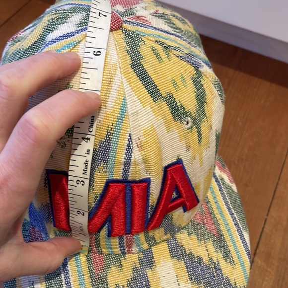RARE!! Miami, Florida Cap, MIA,, Aztec, Navajo cotton print, fitted, 7 3/8 - Picture 7 of 12
